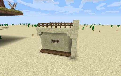 Desert Village Wall schematic - building