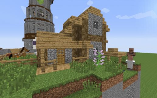 tavern with hidden cache schematic - building