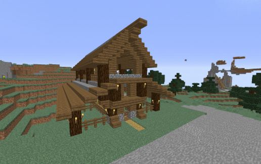 Spruce Village Pack - Barn schematic - building