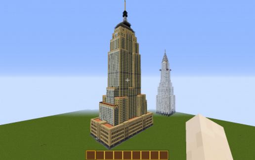 Empire State Building schematic - building