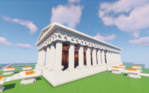 Parthenon Spawn schematic - building