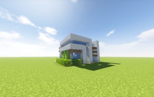 Small Modern House schematic - building