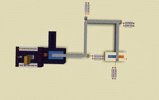 Fully Automatic Cobblestone Farm schematic - building