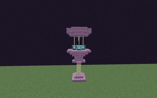 End Light With Dragon Egg schematic - building