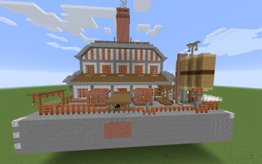 Alcohol factory, Distillery schematic - building