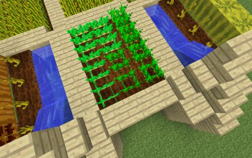 small elevated farm