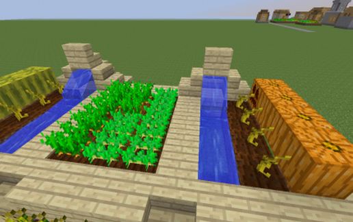 small elevated farm