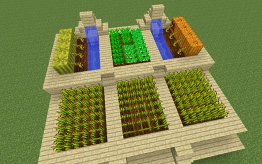 small elevated farm