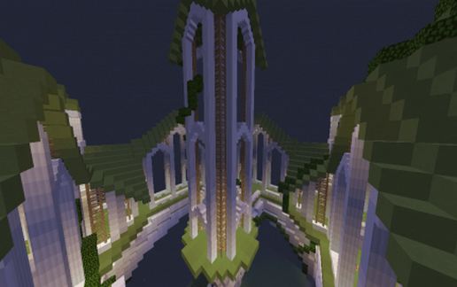 Green temple