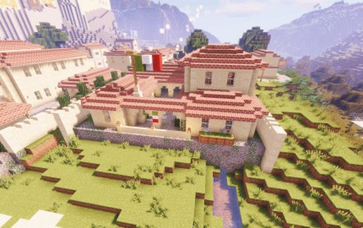 Roman Villa 1 schematic - building