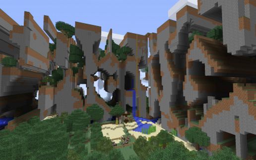 Far Lands Mining Camp schematic - building