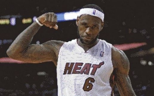 LeBron James schematic - building