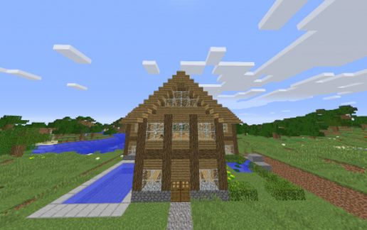 Giant Wooden House schematic - building