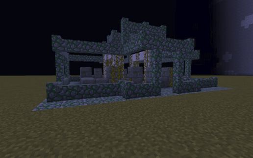 Abandoned Shrine schematic - building