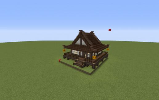 Japanese style house schematic - building