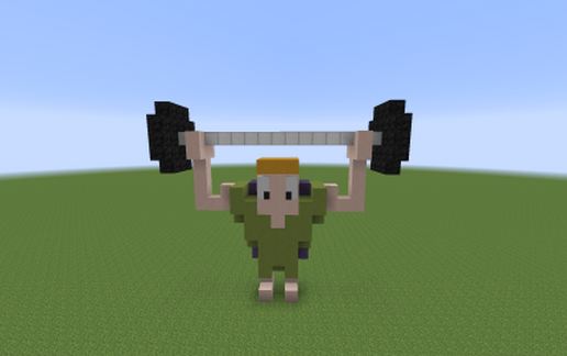 Strongman Statue schematic - building