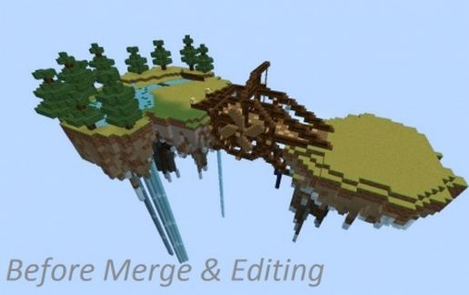 Sky Island Minigame-Waiting Lobby/Spawn schematic - building