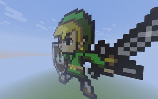 The Legend of Zelda  Link schematic - building