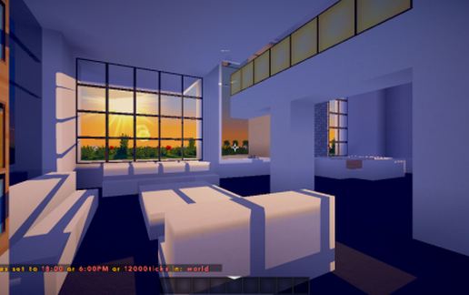 40X20White Ephesia Modern Furnished house schematic - building