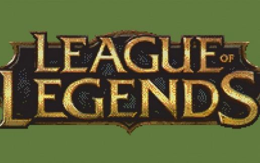 Logo League of Legends Pixel Art schematic - building