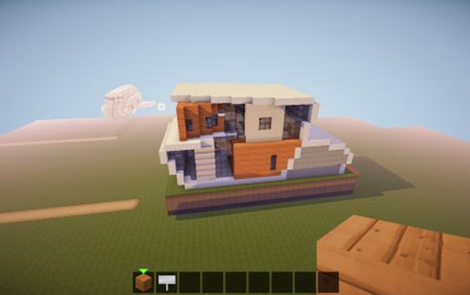 Redstone	 house schematic - building