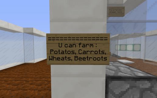 Auto Farm Potetos, Carrots, Wheats  (villager)