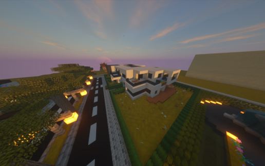 Modern Villa 1 schematic - building