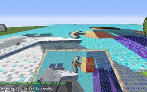 Minecraft Home-Page Entire Map Art