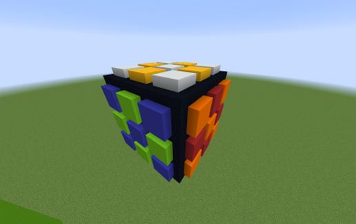 Rubik's Cube Pattern schematic - building