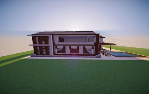 medium modern house schematic - building