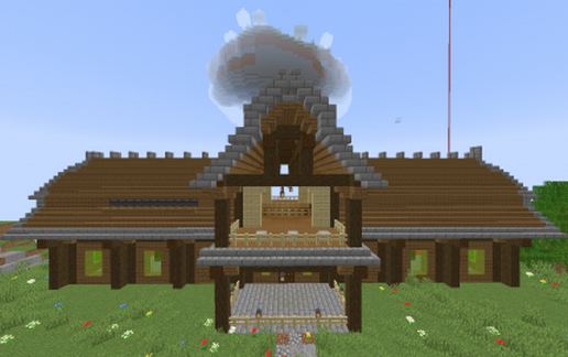 medieval house/shop/storage schematic - building