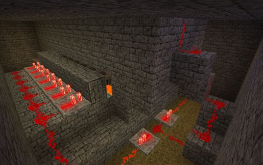 Free Cake Lava Floor Trap schematic - building