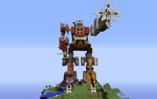 Voltron Statue schematic - building