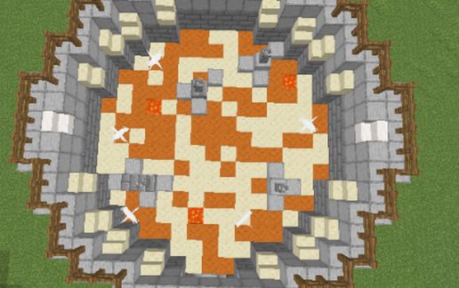 Mini PvP Arena schematic - building
