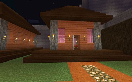 Basic Acacia/Dark Wood House