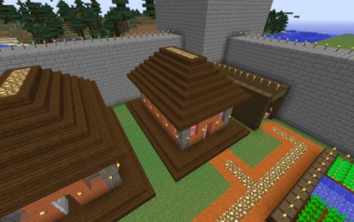 Basic Acacia/Dark Wood House