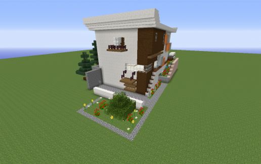 Modern House 002 schematic - building