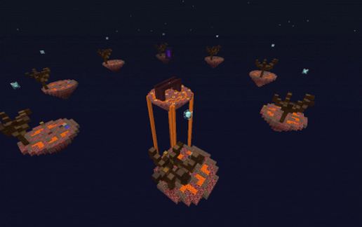 SkyWars 8/8 Nether schematic - building