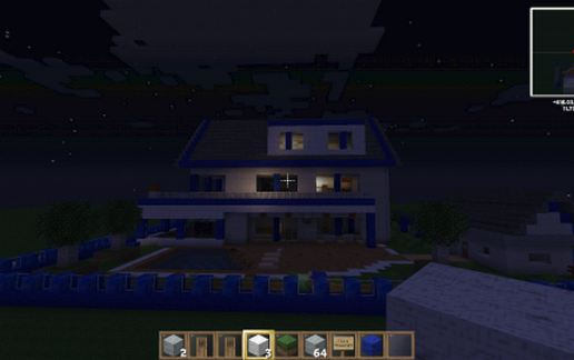 Moderne Villa schematic - building