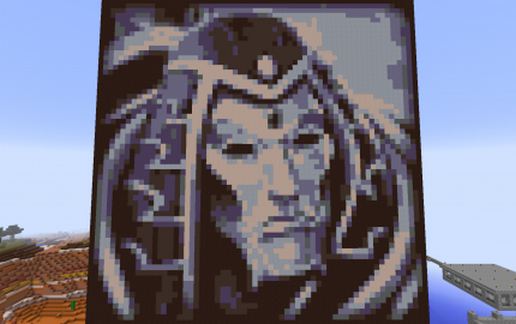 Thanatos Pixel Art schematic - building