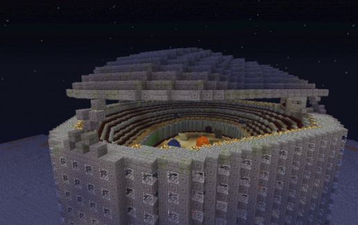 Massive Stone Arena schematic - building