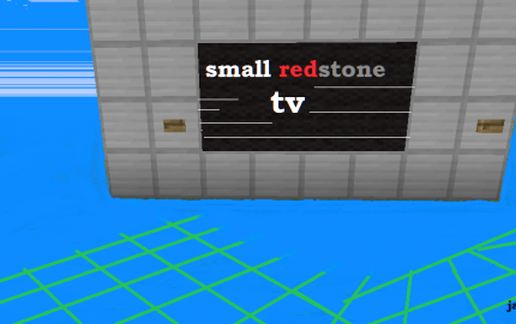 small redstone tv 4 a house schematic - building