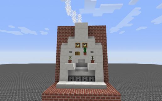 Automatic lighting fireplace