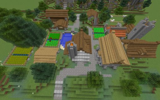 village "Grünau" schematic - building