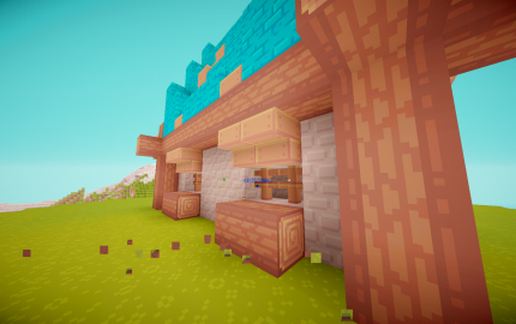 Blue Medieval Nordic House