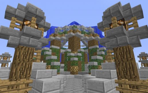 Peaceful Spawn schematic - building