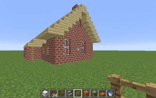 north german farmhouse small schematic - building