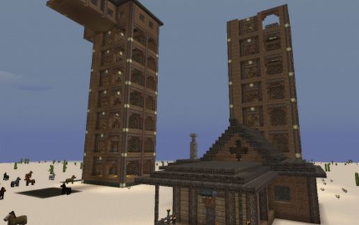 WestTown Mineshaft Shack schematic - building