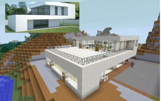 S-Shaped House - Furnished schematic - building