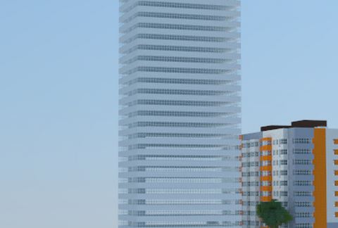 My first building in Minecraft schematic - building